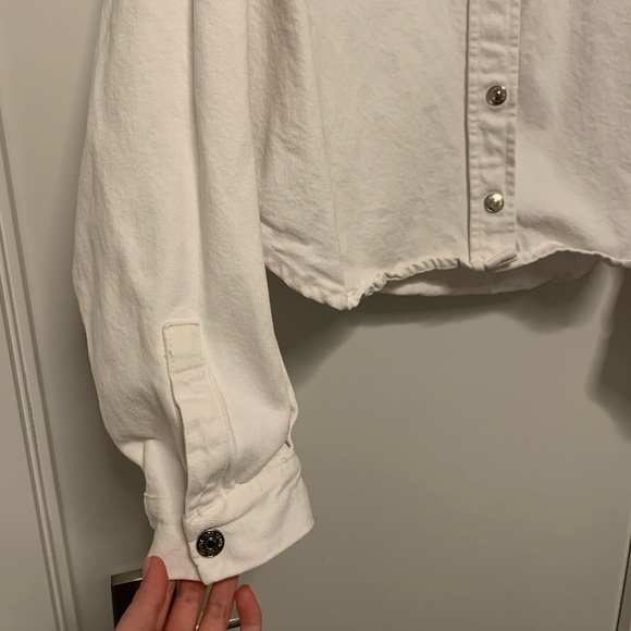 Zara Oversized Denim Shirt - Picture 5 of 6